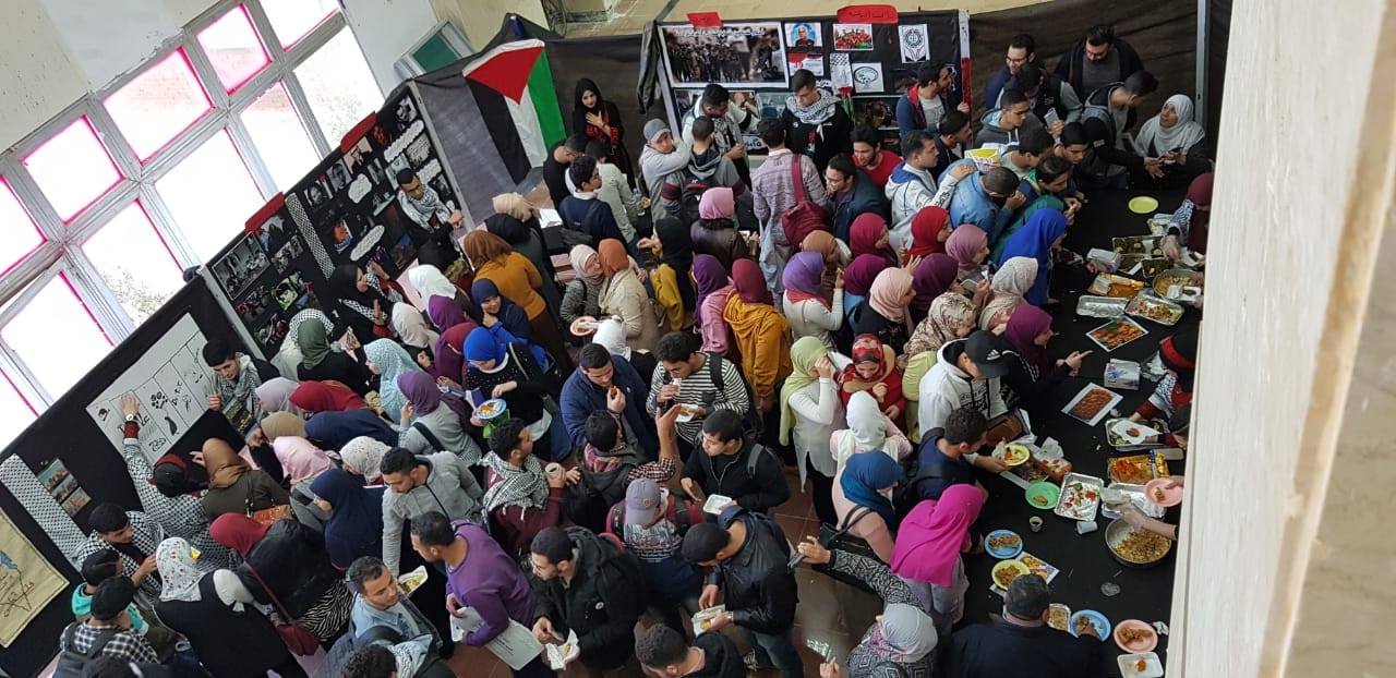 سفارة فلسطين تشارك في مهرجان ثقافات الشعوب بكلية الطب بجامعة المنوفية