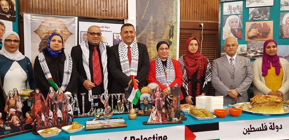 فلسطين تشارك في مهرجان الوافدين بكلية الهندسة بجامعة القاهرة