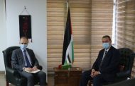 السفير دياب اللوح يستقبل نظيره البلغاري في مصر