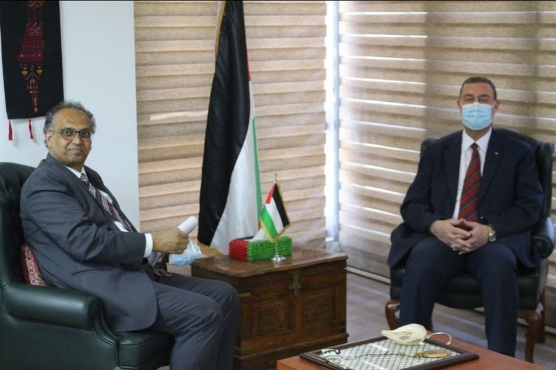 السفير دياب اللوح يستقبل القائم بأعمال سفارة هولندا بمصر